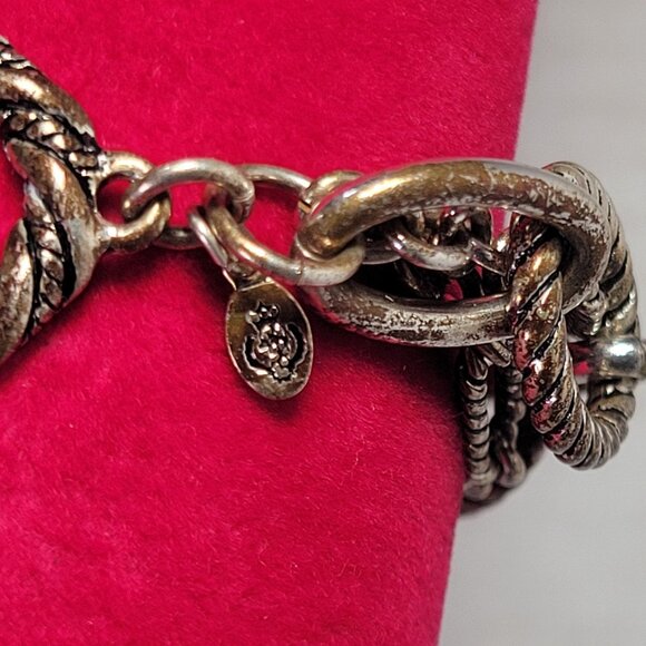 Premier Design Silver-Tone Chain  Faux Pearls Elegant  Necklace & Bracelet Set - Picture 6 of 6